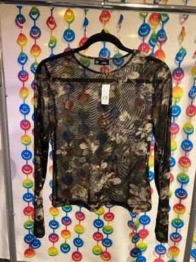 NWT GAP Sheer Mesh Shirt (Medium)